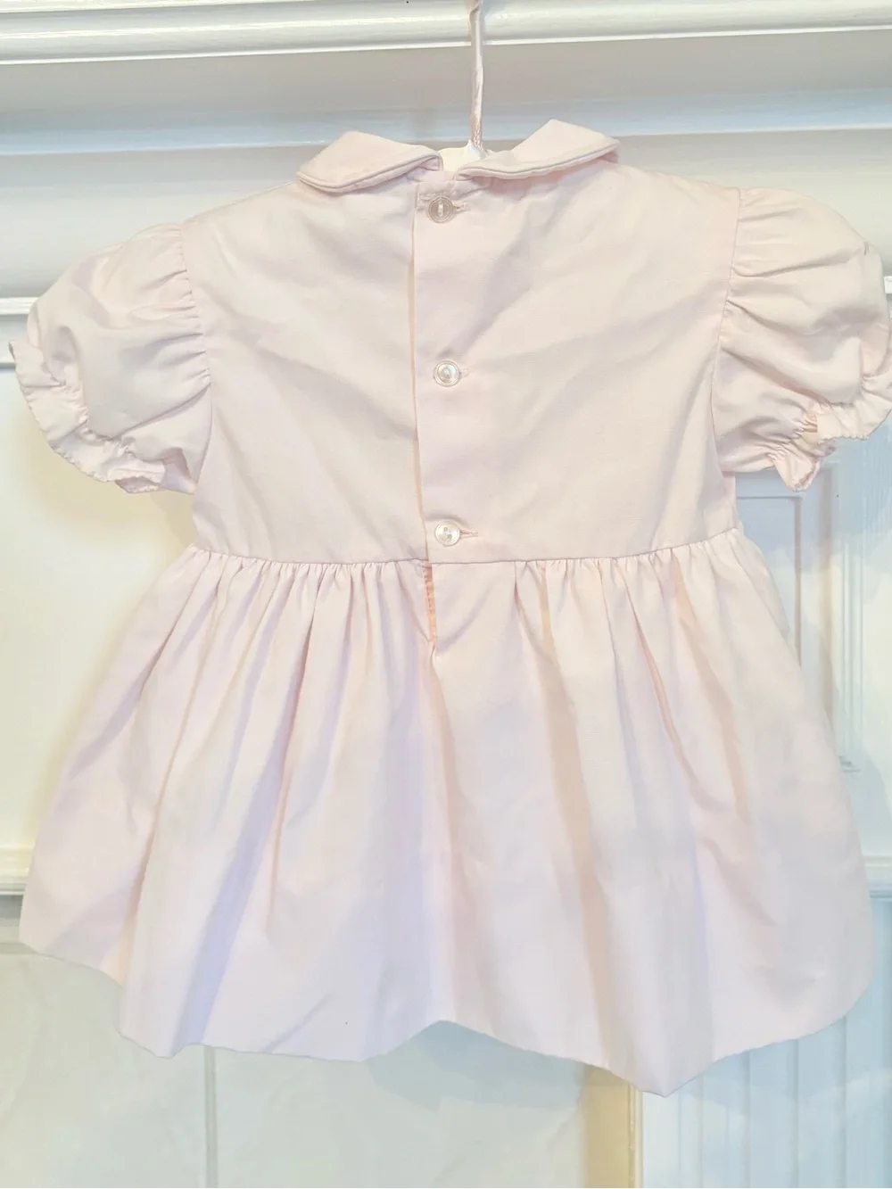 Petit Ami Pale Pink Peter Pan Collar Dress